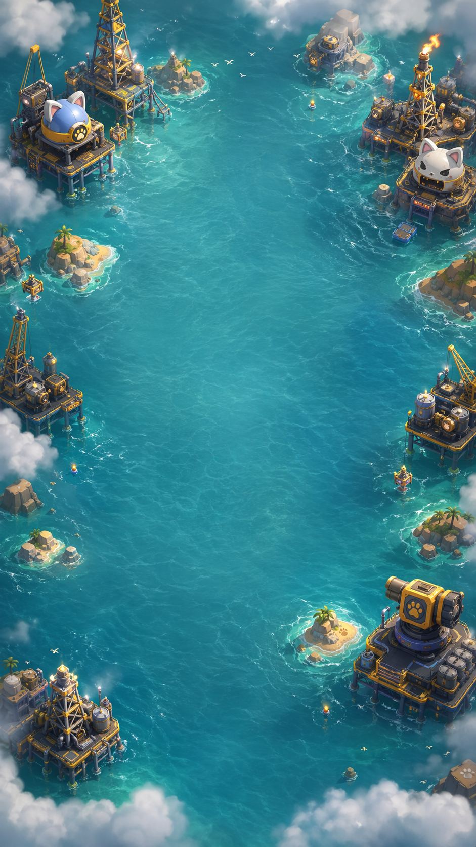 Starship battle background